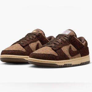 Nike Dunk Low QS Basketball Sneaker Sesame Baroque Brown Violet New NIB